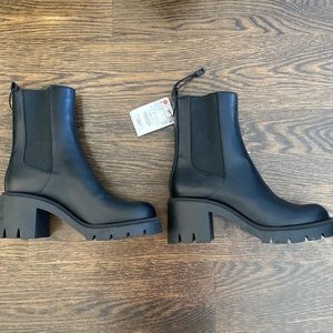 Black Zara boots